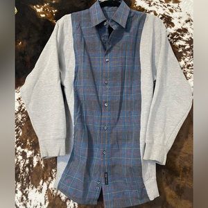 Plaid Shirt & Sweater Rework